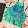 Spiral Green Tie Dye Women's Apron-grizzshop