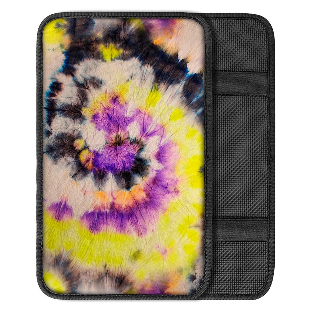 Spiral Hippie Tie Dye Car Console Cover-grizzshop