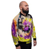 Spiral Hippie Tie Dye Men's Bomber Jacket-grizzshop