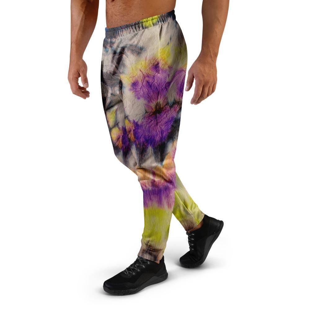 Spiral Hippie Tie Dye Men's Joggers-grizzshop