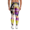 Spiral Hippie Tie Dye Men's Leggings-grizzshop