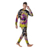 Spiral Hippie Tie Dye Men's Pajamas-grizzshop