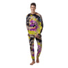 Spiral Hippie Tie Dye Men's Pajamas-grizzshop