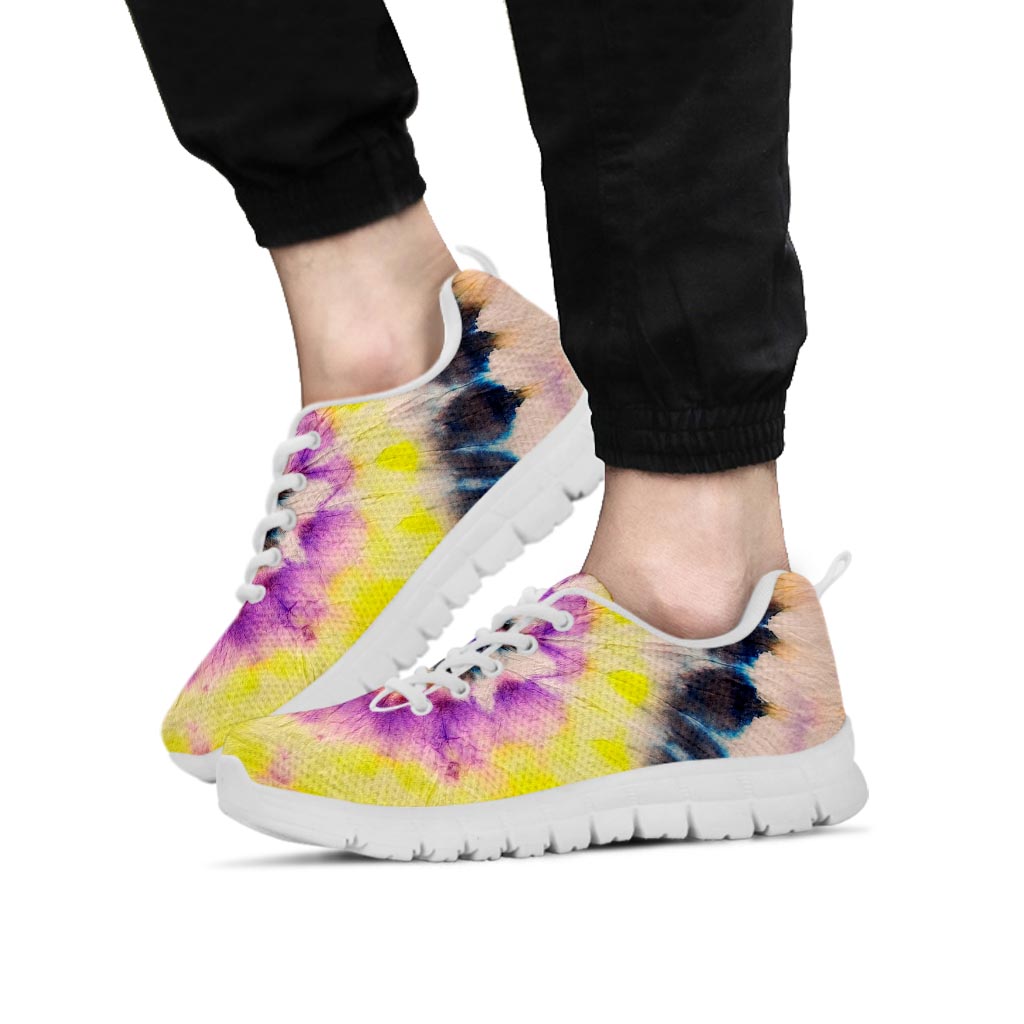 Spiral Hippie Tie Dye Men's Sneakers-grizzshop