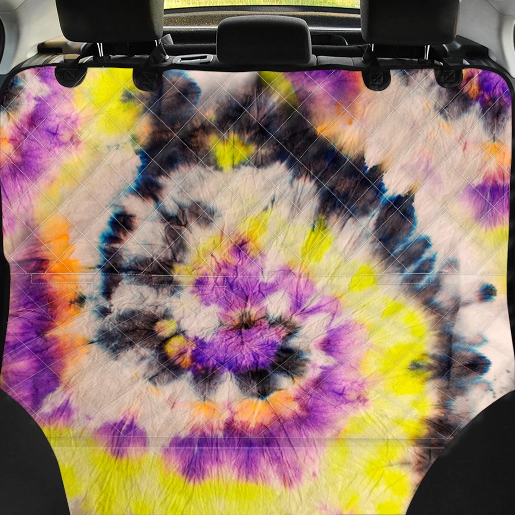 Spiral Hippie Tie Dye Pet Car Seat Cover-grizzshop