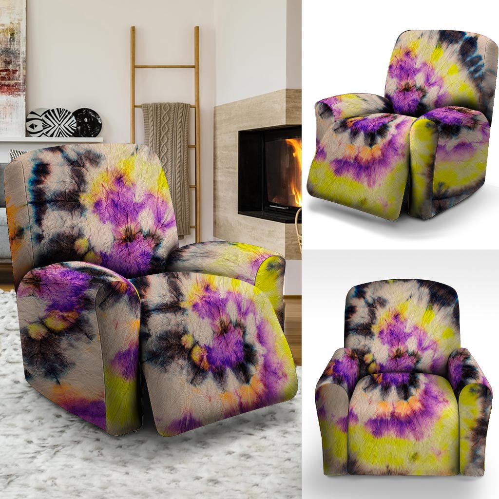 Spiral Hippie Tie Dye Recliner Cover-grizzshop