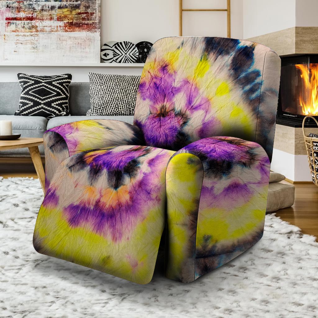 Spiral Hippie Tie Dye Recliner Cover-grizzshop