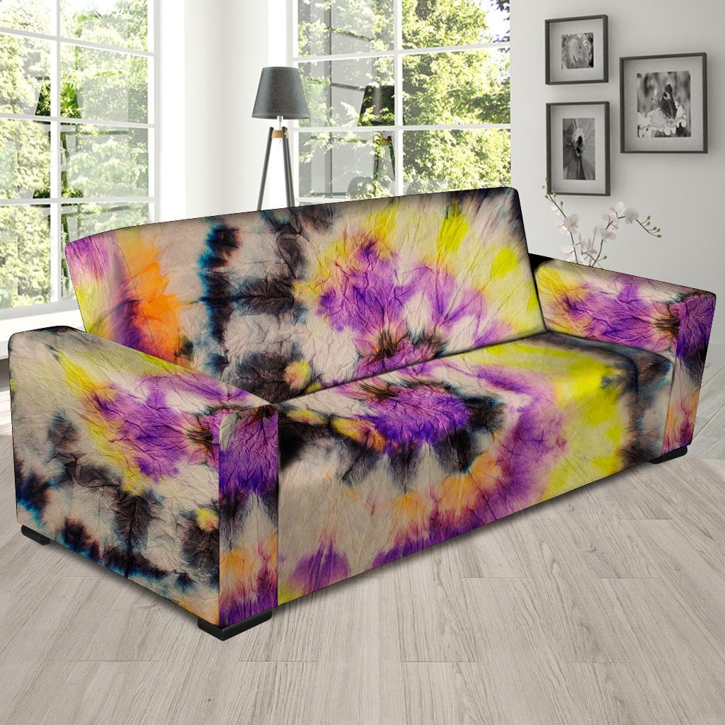 Spiral Hippie Tie Dye Sofa Cover-grizzshop