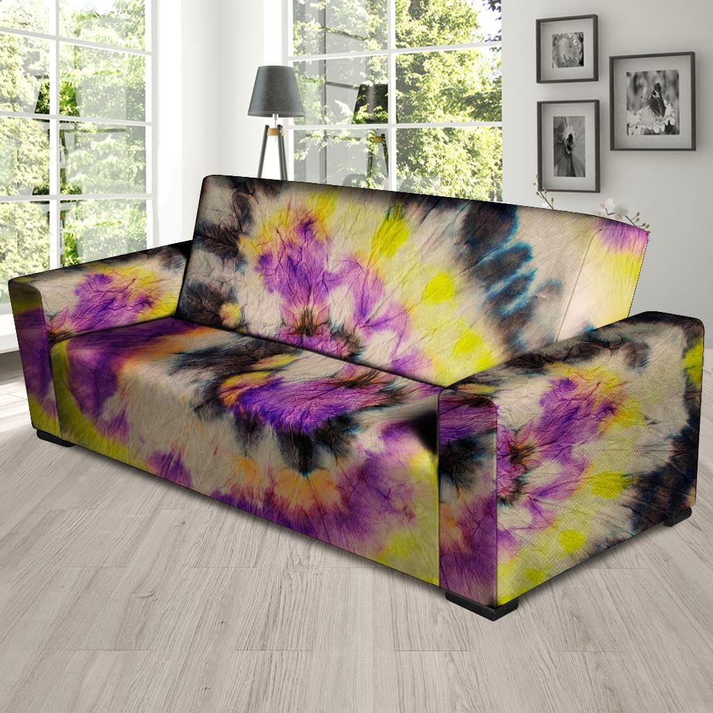 Spiral Hippie Tie Dye Sofa Cover-grizzshop