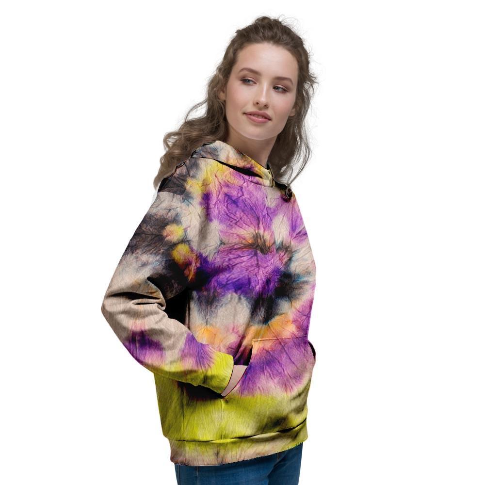 Spiral Hippie Tie Dye Women's Hoodie-grizzshop