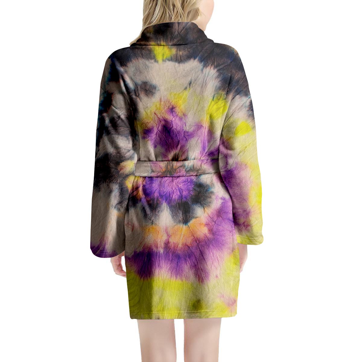 Spiral Hippie Tie Dye Women's Robe-grizzshop