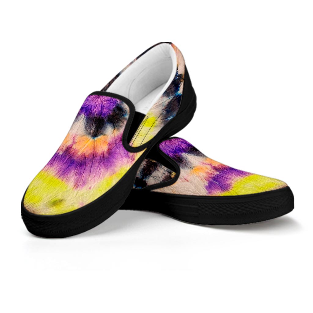 Spiral Hippie Tie Dye Women's Slip On Sneakers-grizzshop