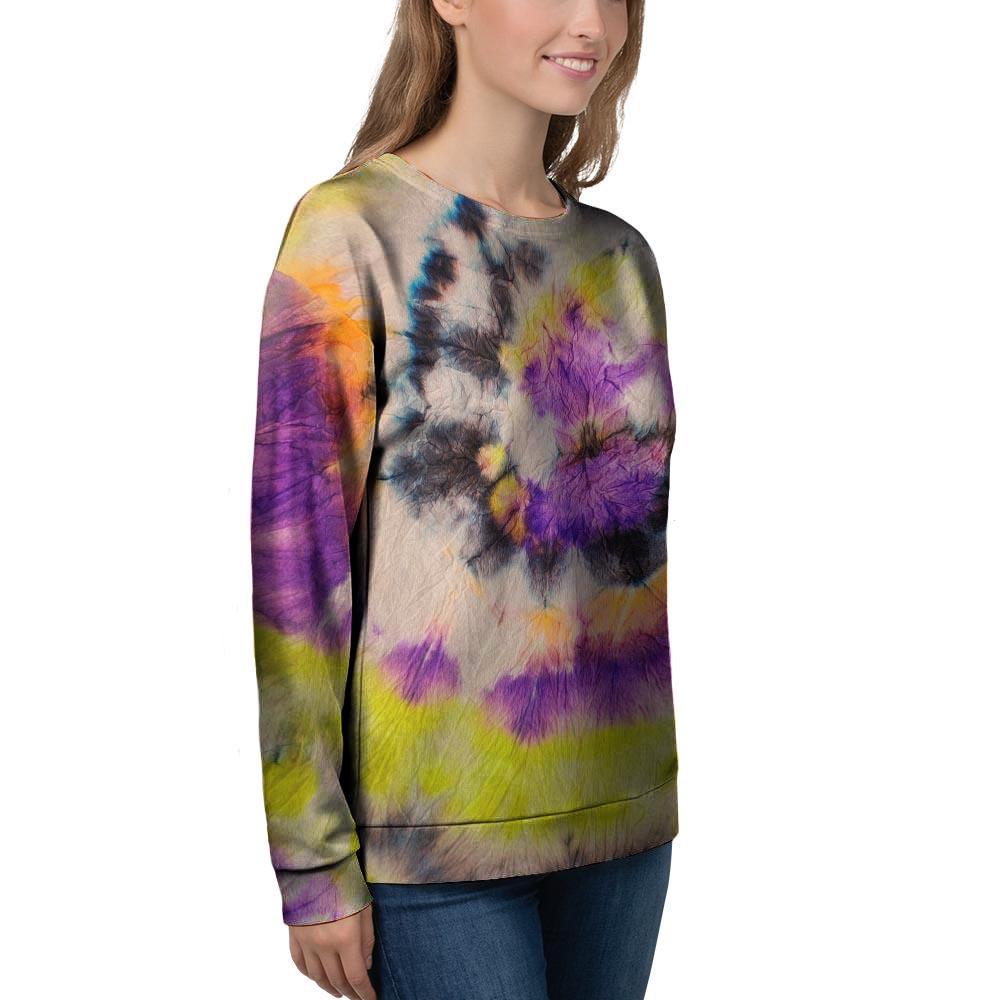 Spiral Hippie Tie Dye Women's Sweatshirt-grizzshop