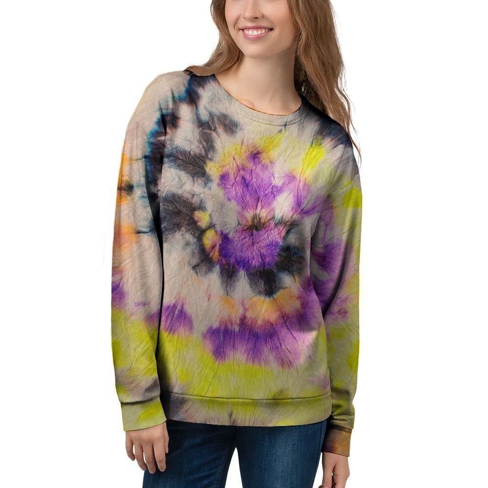 Spiral Hippie Tie Dye Women's Sweatshirt-grizzshop