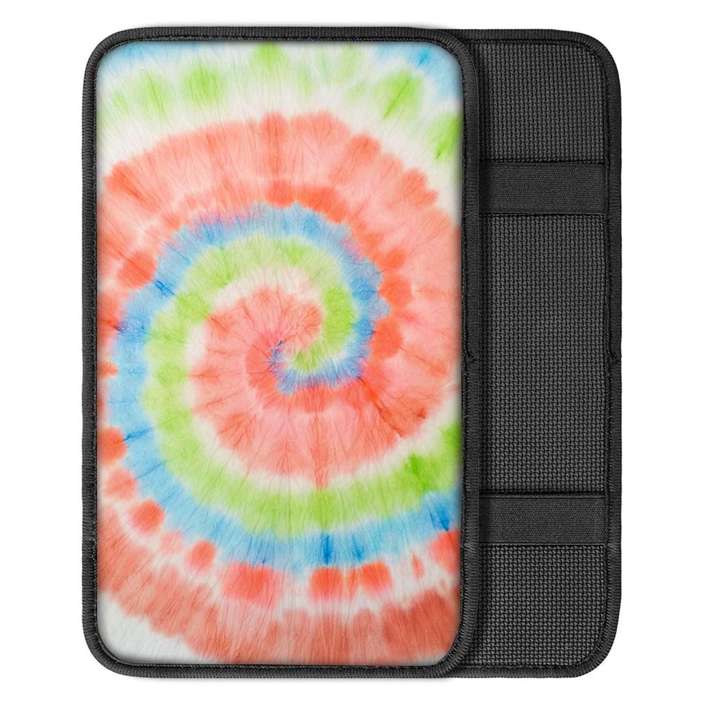 Spiral Tie Dye Car Console Cover-grizzshop