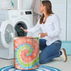 Spiral Tie Dye Laundry Basket-grizzshop