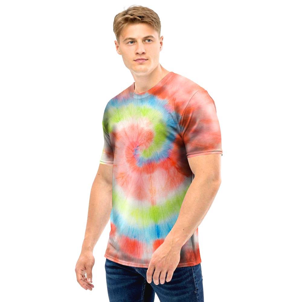 Spiral Tie Dye Men T Shirt-grizzshop