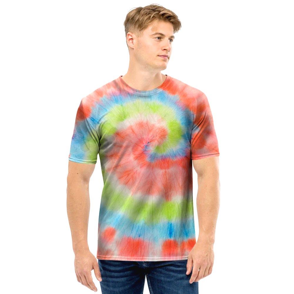 Spiral Tie Dye Men T Shirt-grizzshop