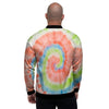 Spiral Tie Dye Men's Bomber Jacket-grizzshop