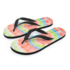 Spiral Tie Dye Men's Flip Flops-grizzshop