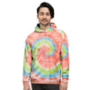 Spiral Tie Dye Men's Hoodie-grizzshop