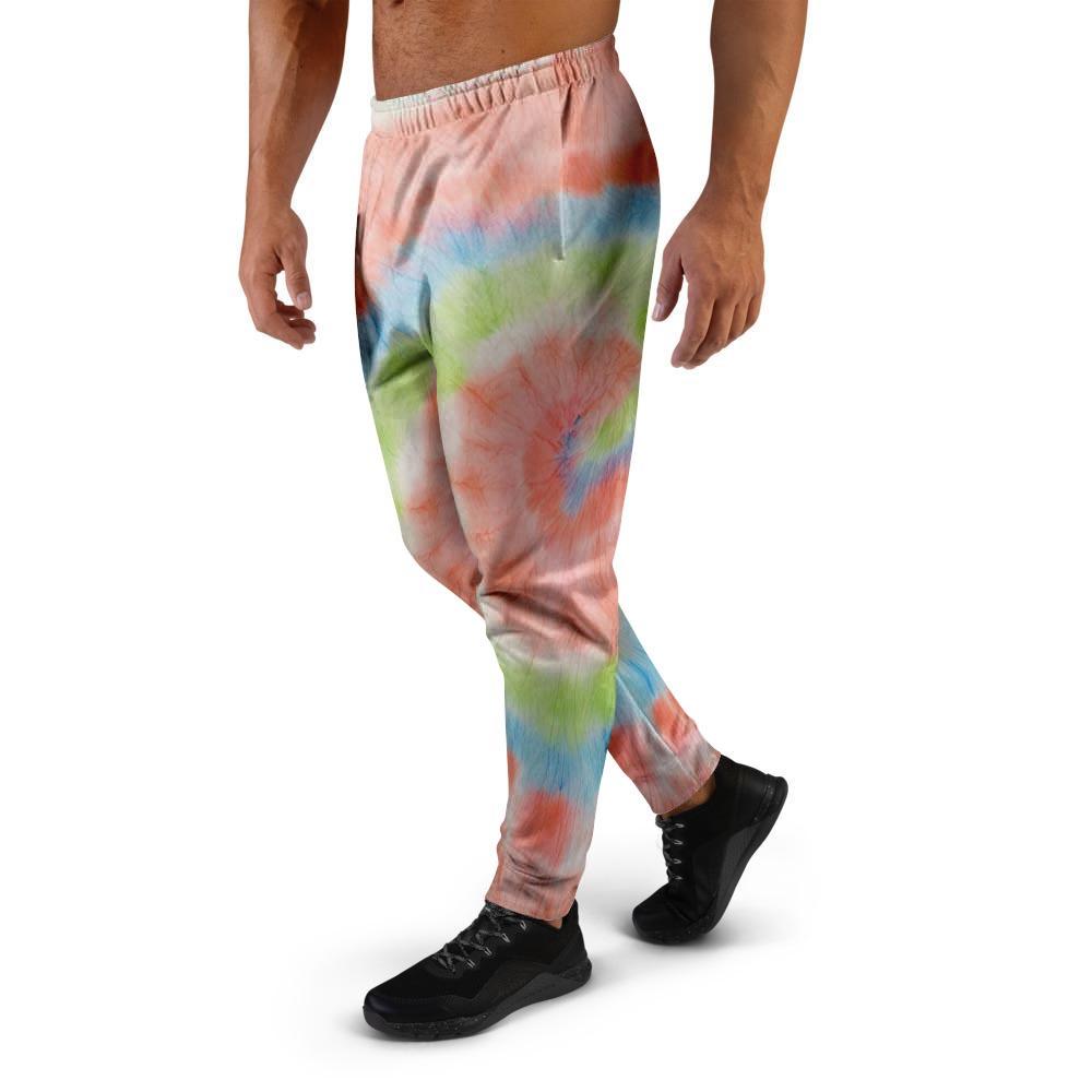 Spiral Tie Dye Men's Joggers-grizzshop