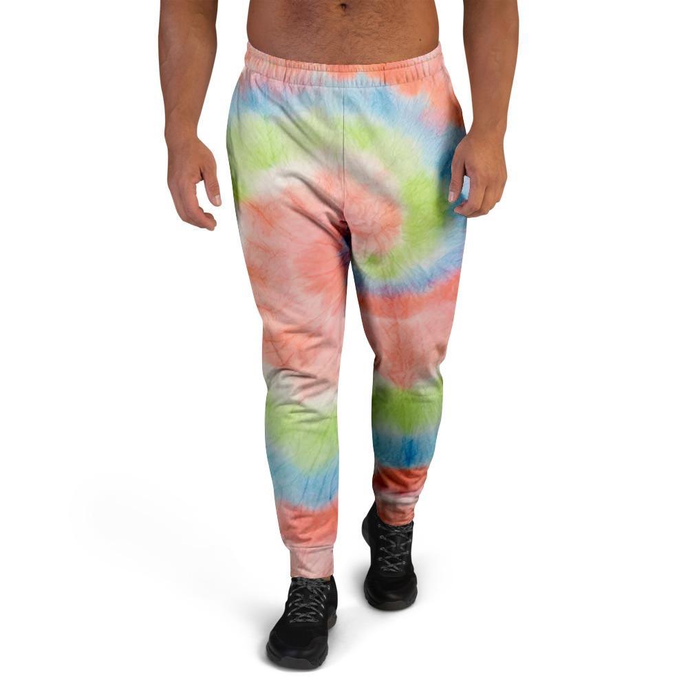 Spiral Tie Dye Men's Joggers-grizzshop