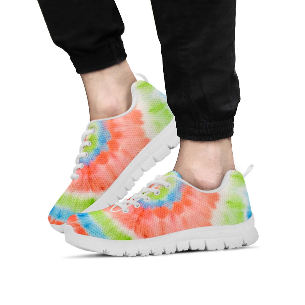 Spiral Tie Dye Men's Sneakers-grizzshop