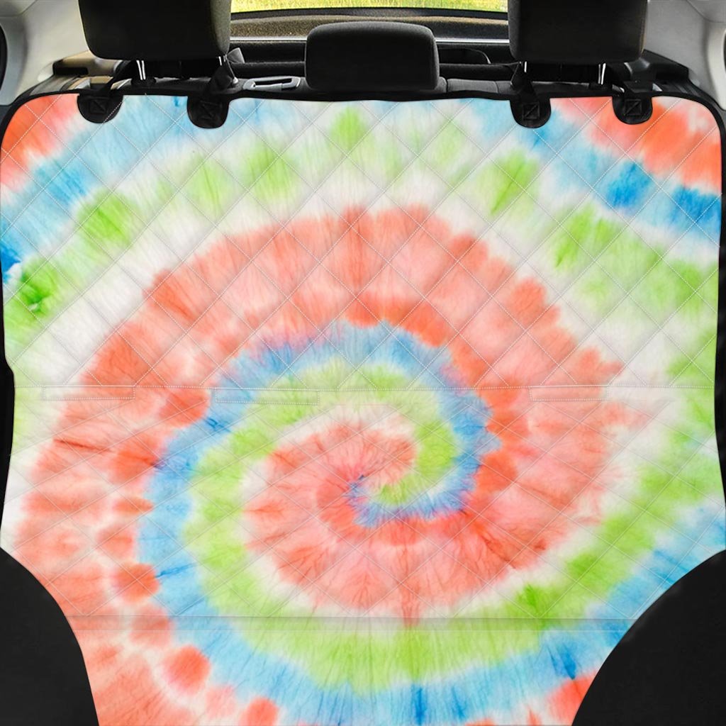 Spiral Tie Dye Pet Car Seat Cover-grizzshop