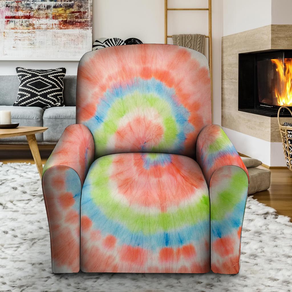 Spiral Tie Dye Recliner Cover-grizzshop