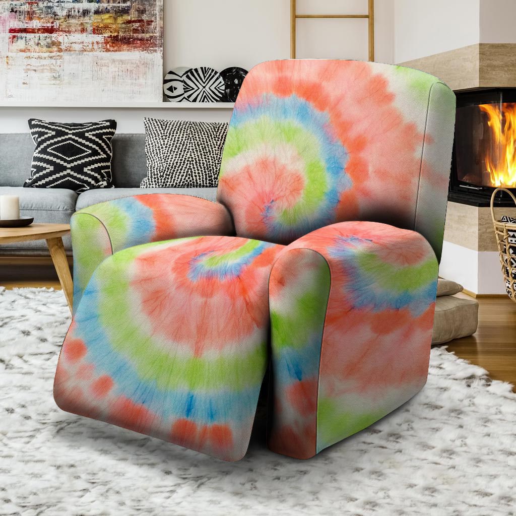 Spiral Tie Dye Recliner Cover-grizzshop