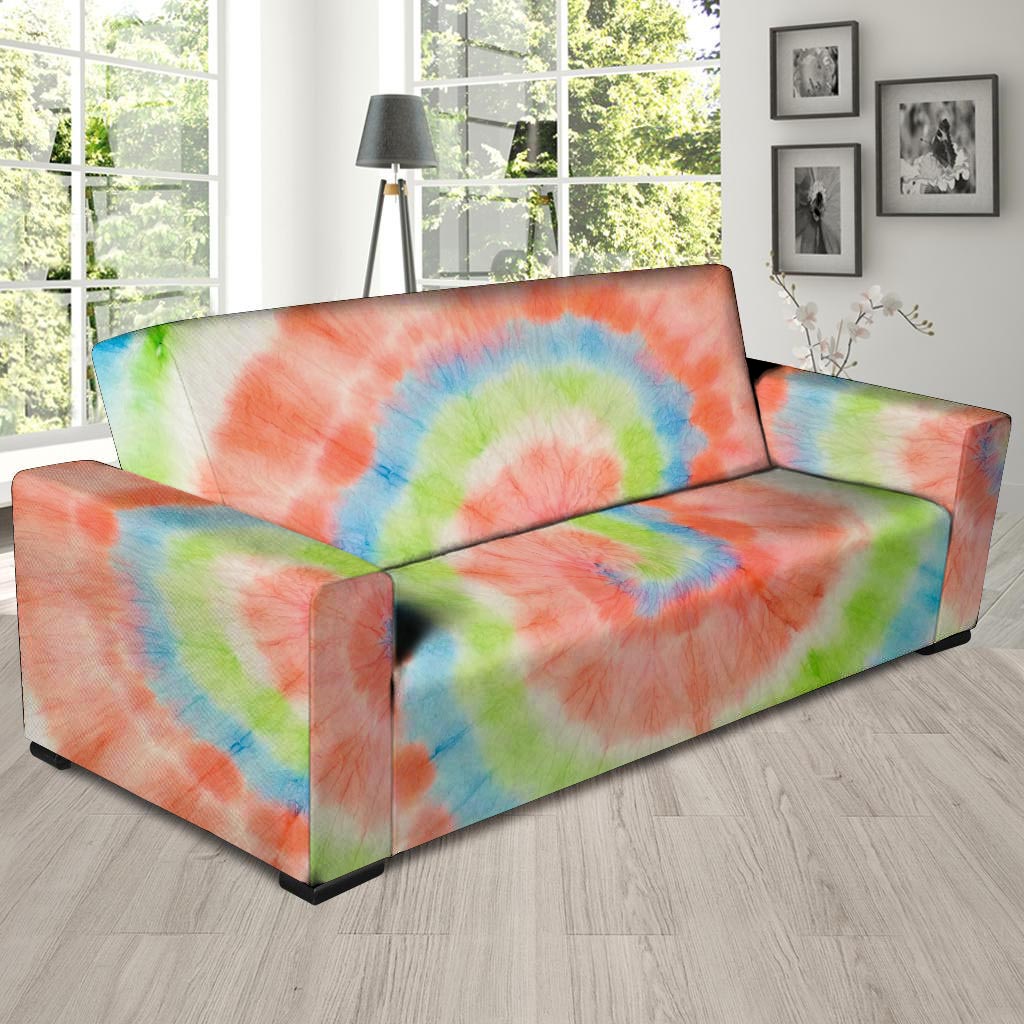 Spiral Tie Dye Sofa Cover-grizzshop