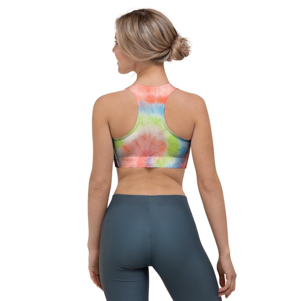 Spiral Tie Dye Sports Bra-grizzshop