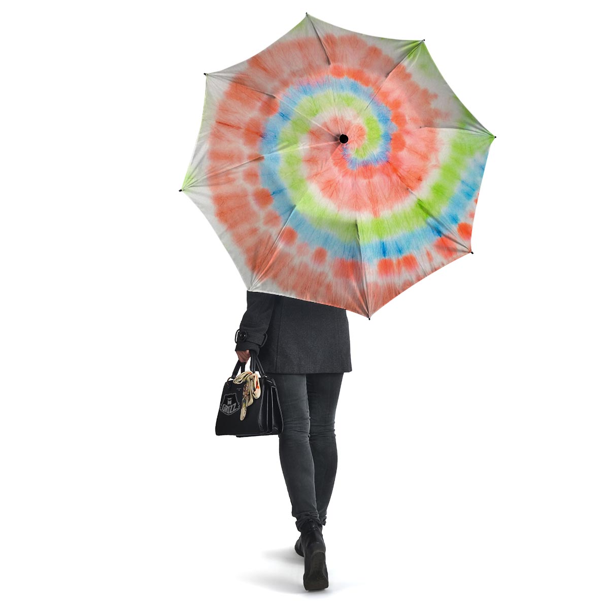 Spiral Tie Dye Umbrella-grizzshop