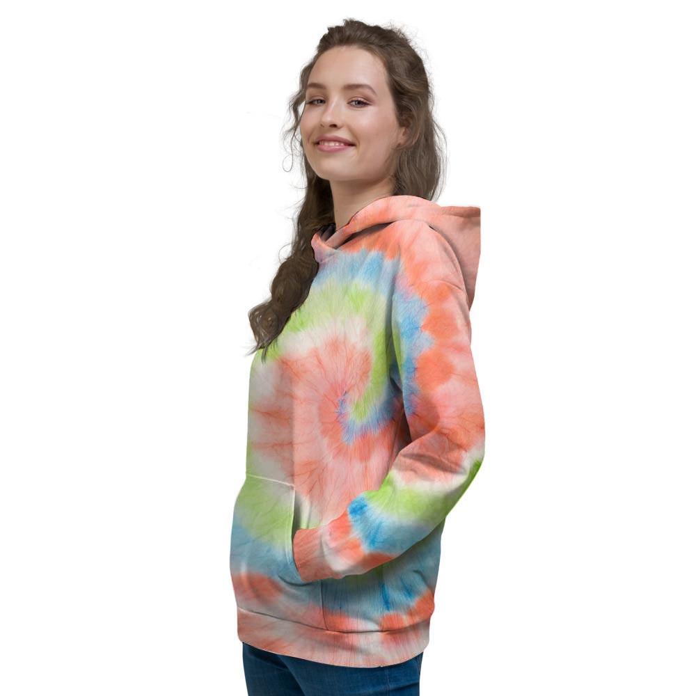 Spiral Tie Dye Women's Hoodie-grizzshop