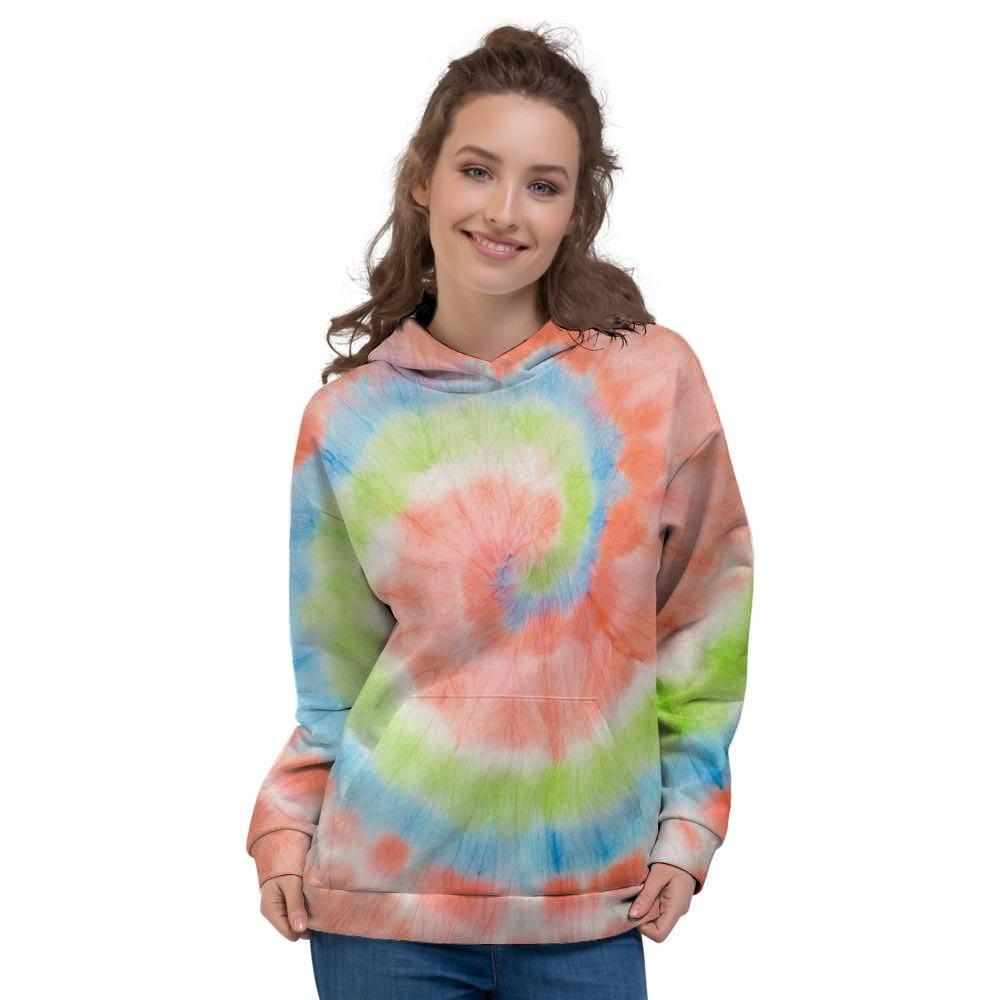 Spiral Tie Dye Women's Hoodie-grizzshop