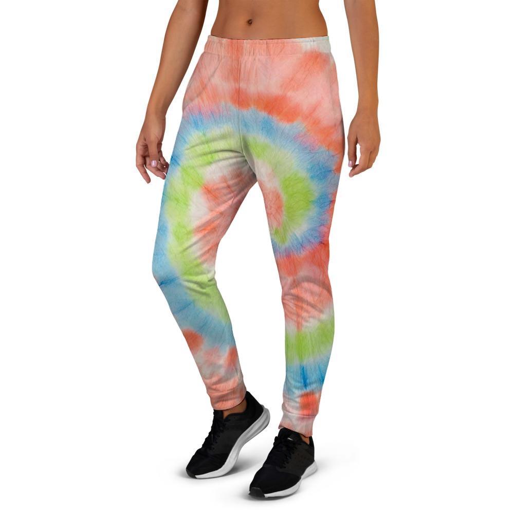 Spiral Tie Dye Women's Joggers-grizzshop