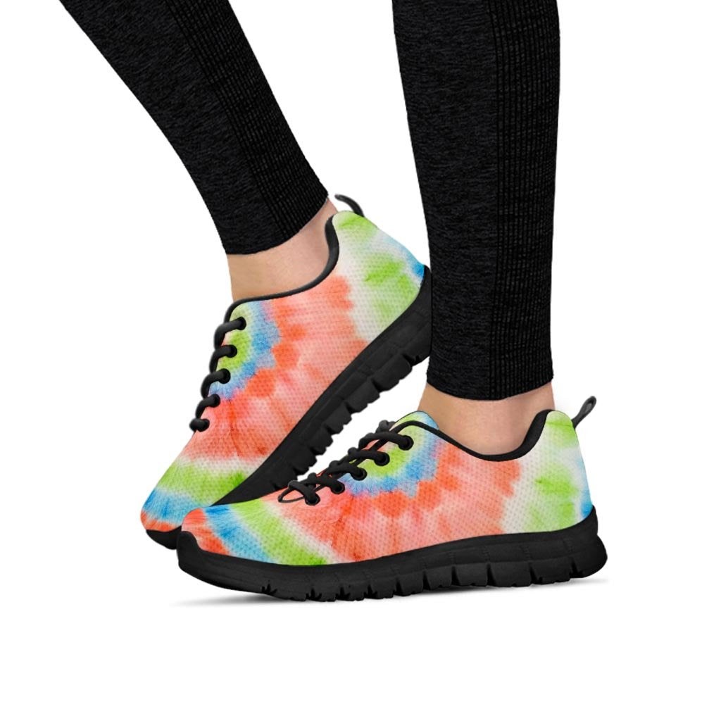 Spiral Tie Dye Women's Sneakers-grizzshop