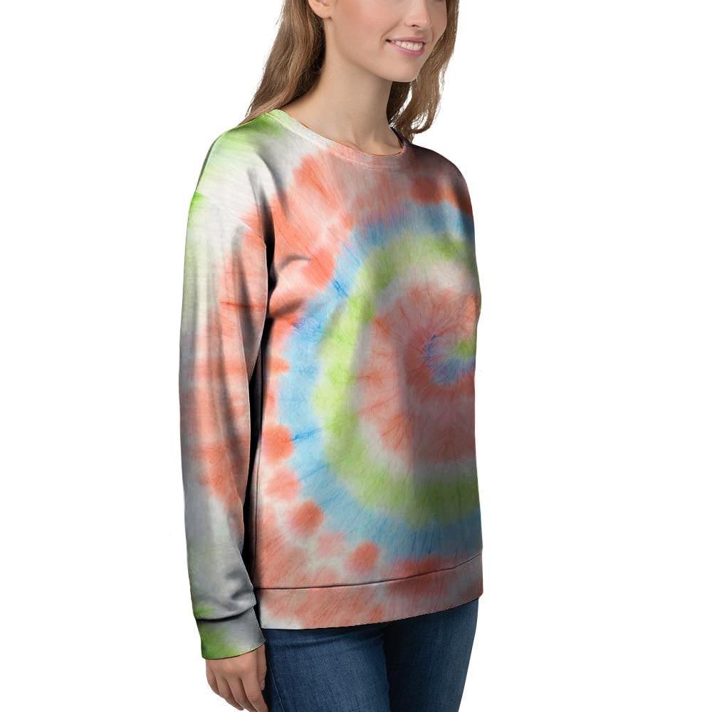 Spiral Tie Dye Women's Sweatshirt-grizzshop