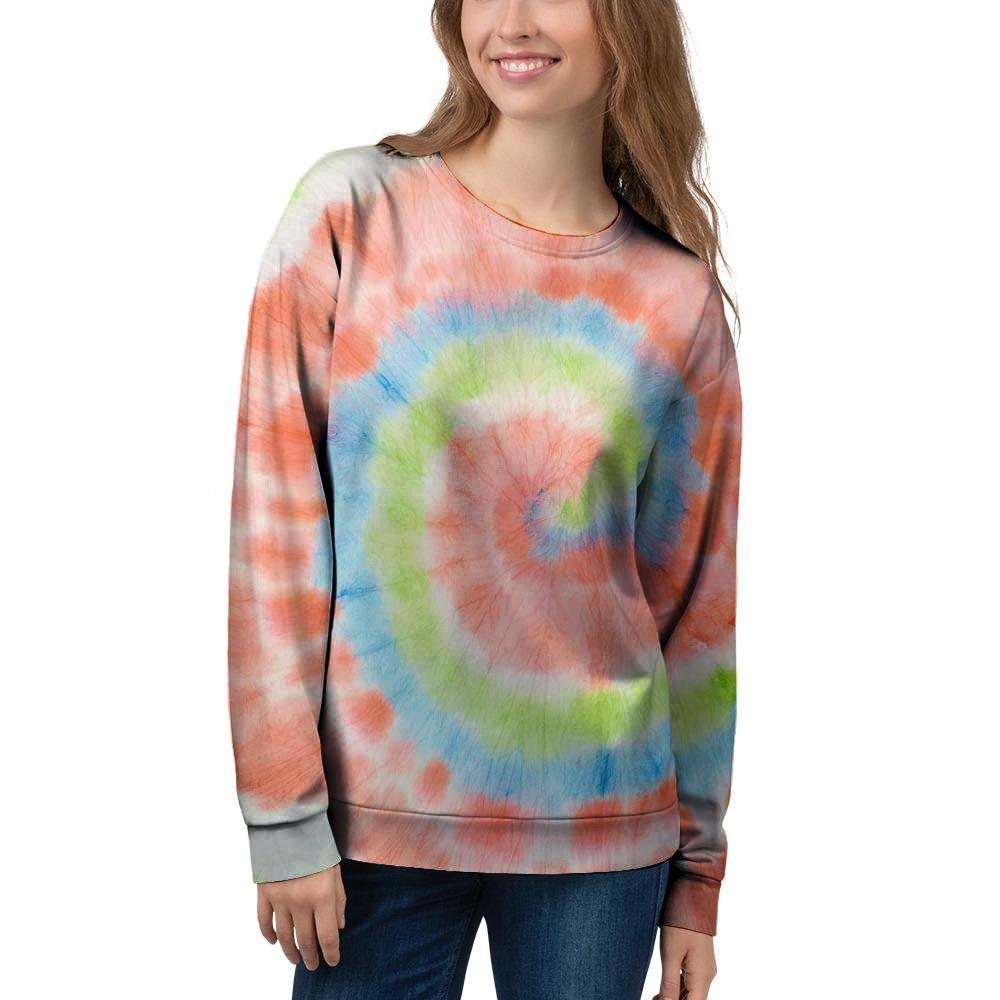 Spiral Tie Dye Women's Sweatshirt-grizzshop