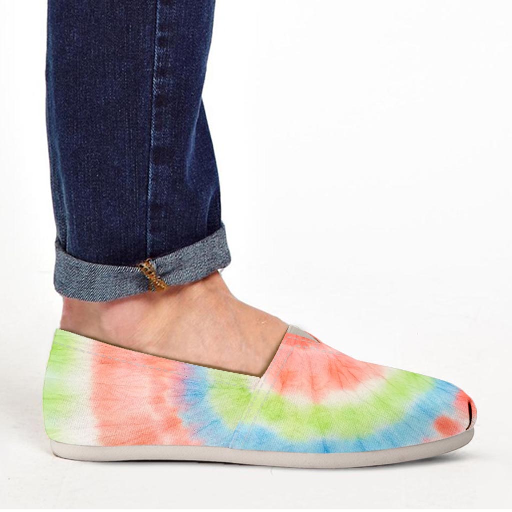 Spiral Tie Dye Canvas Shoes-grizzshop