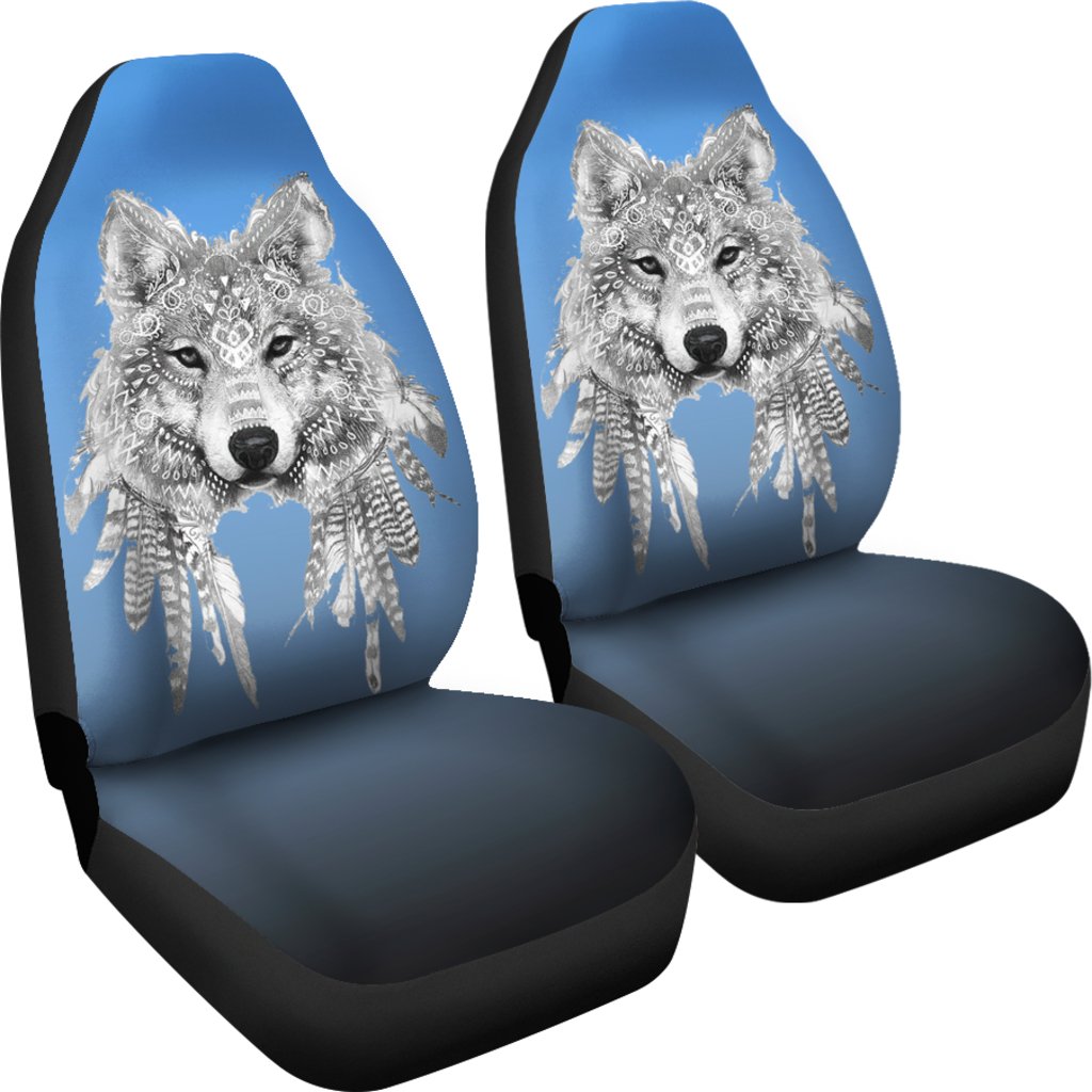Spirit Animal Wolf Car Seat Covers-grizzshop