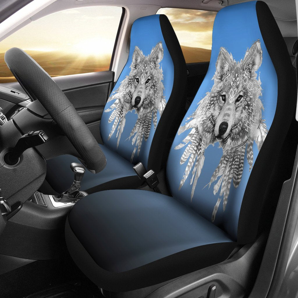 Spirit Animal Wolf Car Seat Covers-grizzshop
