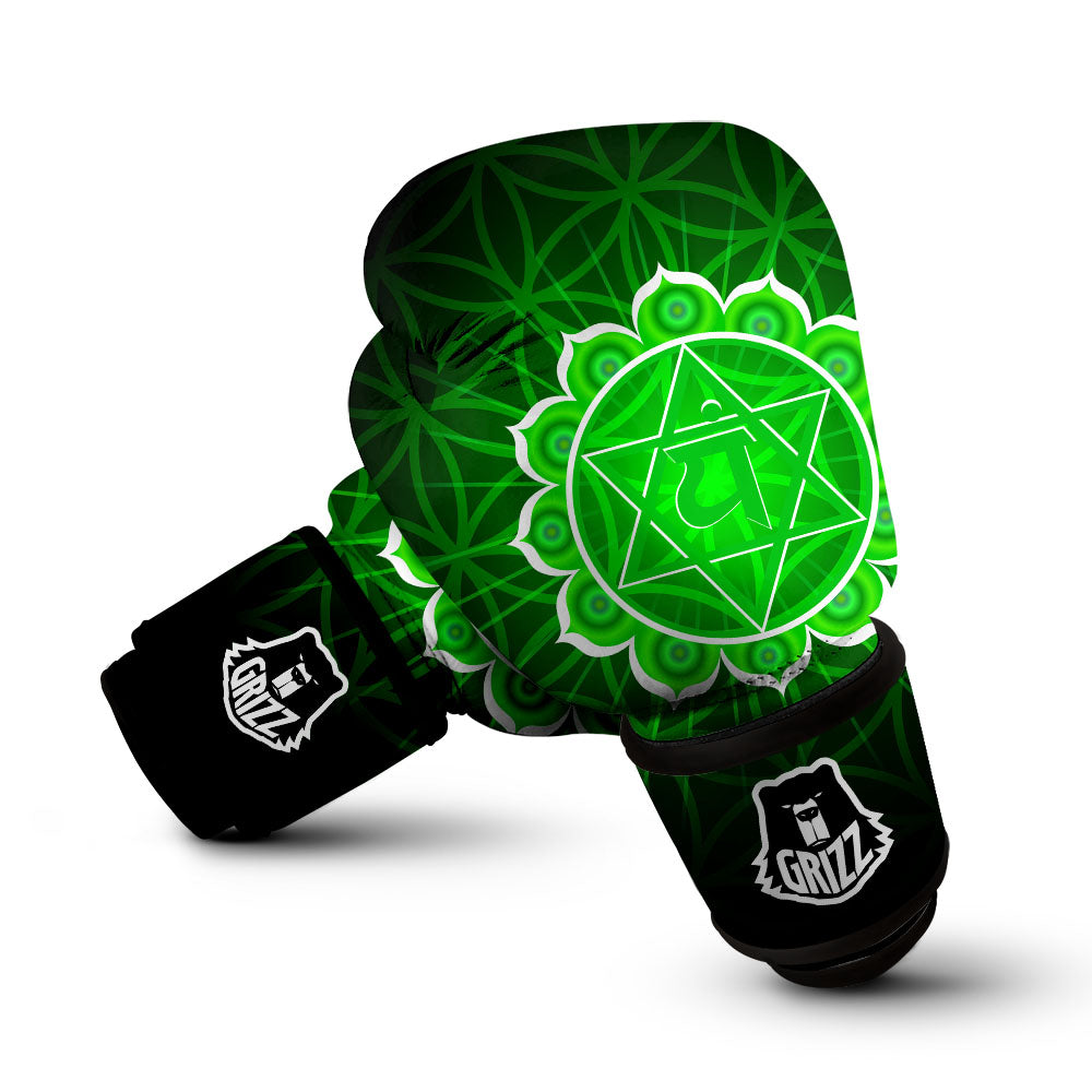 Spiritual Anahata Chakra Print Boxing Gloves-grizzshop