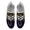 Spiritual Elephant Indian Tribal Print White Athletic Shoes-grizzshop