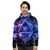 Spiritual Eye Of Providence Print Men's Hoodie-grizzshop