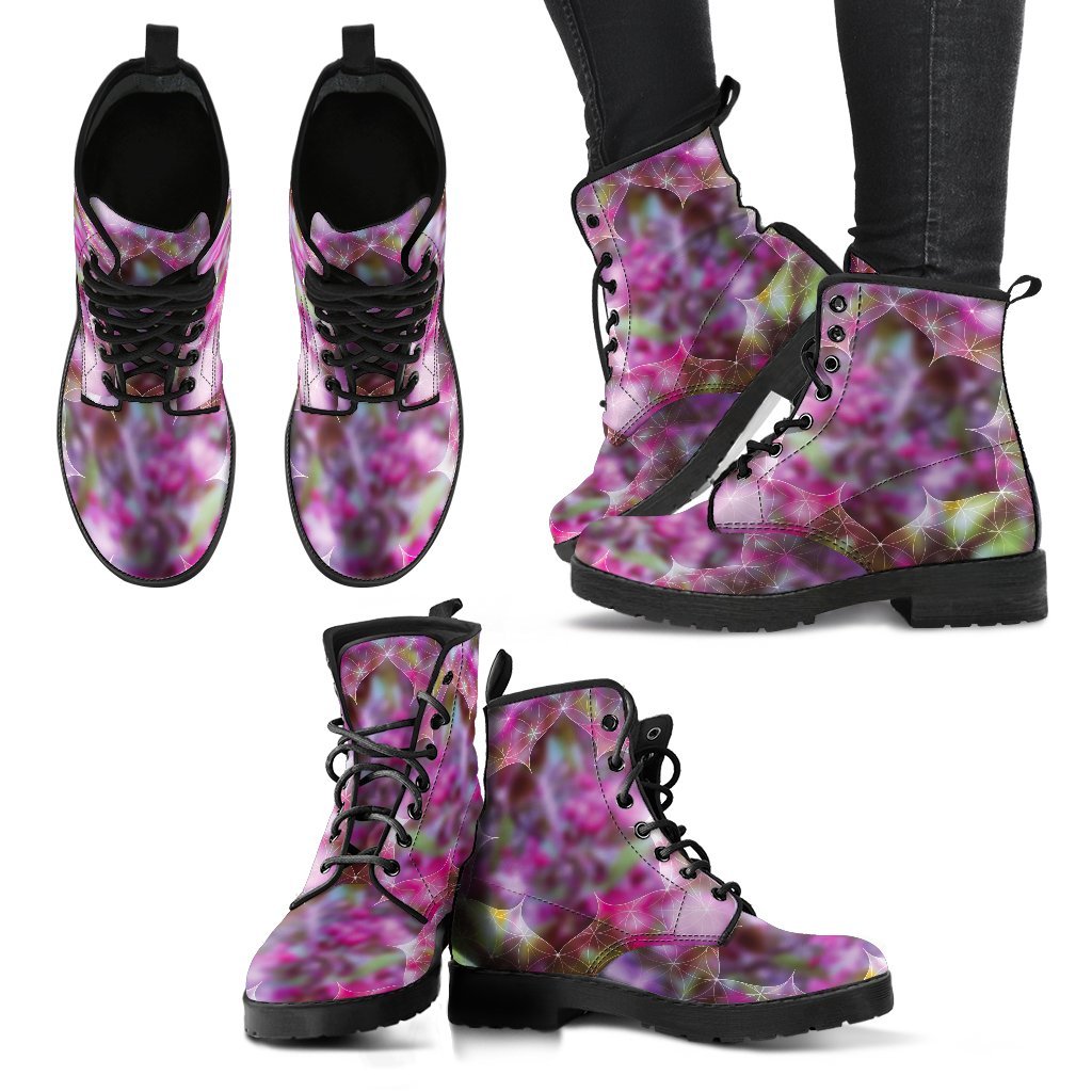 Spiritual Lotus Women's Leather Boots-grizzshop