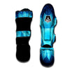 Spiritual Vishuddha Chakra Print Muay Thai Shin Guards-grizzshop