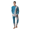 Splash Milk Print Men's Pajamas-grizzshop