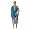 Splash Milk Print Men's Robe-grizzshop